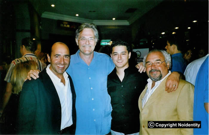 Julio Fernández, Brian Yuzna, Joaquín Ortega and Carlos Fernández